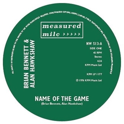Brian/Alan Hawkshaw/Dave Richmond Bennett Name Of The Game REISSUE VINYL 7INCH