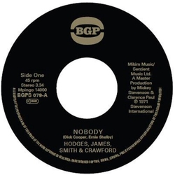 Hodges James Smith & Crawford/Hodges James & Smith Nobody VINYL 7INCH
