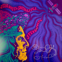 Steve Poltz Stardust & Satellites LIMITED PINK MARBLED VINYL LP + MP3 DOWNLOAD CODE
