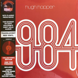 Hugh Hopper 1984 RED VINYL LP WITH OBI-STRIP