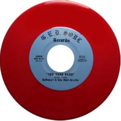 Derobert & The Half Truths 100 Yard Dash RED VINYL 7INCH