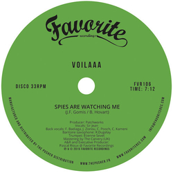 Voilaaa Spies Are Watching Me VINYL 12INCH