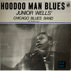Junior Wells' Chicago Blues Band Hoodoo Man Blues REISSUE BLUE VINYL LP