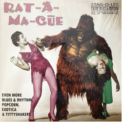 Various Stag O Lee Exotic Blues & Rhythm Vol 14: Rat A Ma Cue VINYL 10INCH LP + INSERT