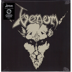 Venom Black Metal 40TH ANNIVERSARY EDITION LIMITED SILVER & BLACK SWIRL VINYL LP IN EMBOSSED SLEEVE