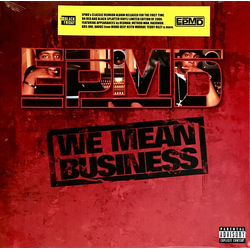 Epmd We Mean Business LIMITED RED & BLACK SPLATTERED VINYL LP