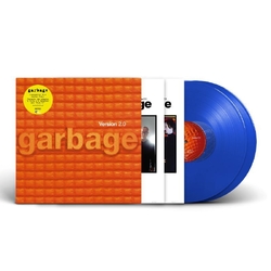 Garbage Version 2.0 NATIONAL ALBUM DAY 2023 TRANSPARENT BLUE VINYL 2LP