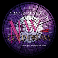 Simple Minds New Gold Dream: Live From Paisley Abbey TRANSLUCENT RED & BLACK SMOKEY VINYL LP IN SPOT-VANISHED SLEEVE