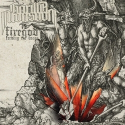 Gorilla Monsoon Firegod: Feeding The Beast WHITE VINYL LP