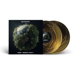 Wiz Khalifa Kush & Orange Juice 2 LIMITED BLACK & GOLD VINYL 2LP