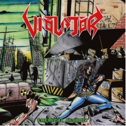 Violator Chemical Assault LIMITED MINT GREEN & RED SPLATTERED VINYL LP + BOOKLET + POSTER