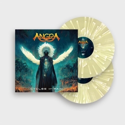 Angra Cycles Of Pain LIMITED YELLOW & WHITE SPLATTERED VINYL 2LP + BOOKLET