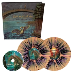 Amorphis Borderland 'DANCING SHADOW' SPLATTERED VINYL 2LP + CD + BOOKLET IN HARD-BACK BOOK SLEEVE