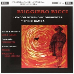 Georges/Pierino Gamba/Ruggiero Ricci/Pablo De Sarasate/Camille Saint Saens/London Symphony Orchestra Bizet Carmen Fantaisie/Zigeunerweisen/Hava ..VINY