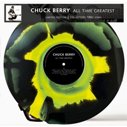 Chuck Berry All Time Greatest LIMITED NUMBERED 180GM BLACK & YELLOW VINYL LP