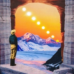 True North Either Way The Sun's Exploding ORANGE & BLUE SPLATTERED VINYL LP