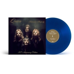 Queen Bohemian Rhapsody 50TH ANNIVERSARY EDITON LIMITED 180GM TRANSPARENT BLUE VINYL 12INCH
