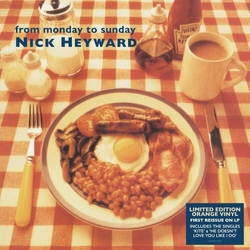 Nick Heyward From Monday To Sunday ORANGE VINYL LP