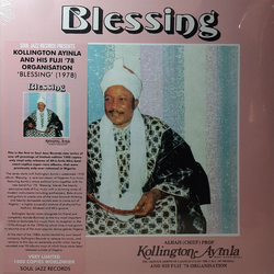 Alhaji Chief Kollington Ayinla & His Fuji '78 Organization Blessing LIMITED LP