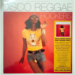 Various Disco Reggae Rockers LIMITED SUN YELLOW VINYL 2LP + MP3 DOWNLOAD CODE