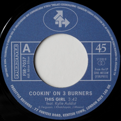 Cookin' On 3 Burners This Girl VINYL 7INCH