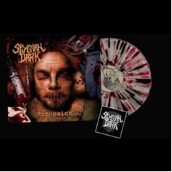 Stygian Dark Forensick CLEAR WITH BLACK & RED SPLATTERED VINYL 7INCH + INSERT