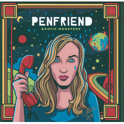 Penfriend Exotic Monsters LIMITED BLUE VINYL LP + MP3 DOWNLOAD CODE