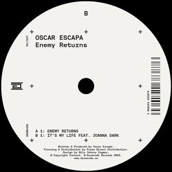 Oscar Escapa Enemy Returns VINYL 12INCH