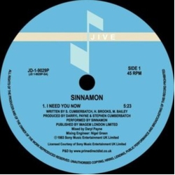 Sinnamon I Need You Now VINYL 12INCH