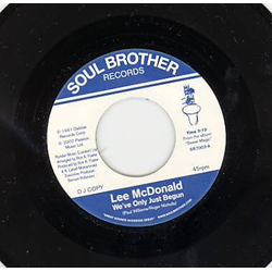 Lee Mcdonald We'Ve Only Just Begun 40TH ANNIVERSARY EDITION RECORD STORE DAY RSD 2021 LIMITED 7INCH