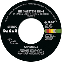 Channel 3 The Sweetest Thing RECORD STORE DAY RSD 2021 VINYL 7INCH