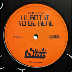 John Rocca I Want It To Be Real VINYL 12INCH IN DIE-CUT SLEEVE