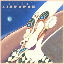 Alien Airforce Give Pigeons The Right Of Way LIMITED BLUE VINYL LP
