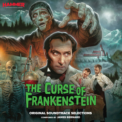 James Bernard The Curse Of Frankenstein SOUNDTRACK LIMITED GREEN VINYL DOUBLE 7INCH + INSERT
