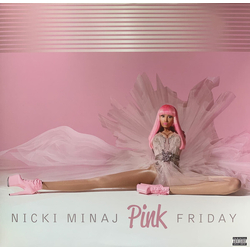 Nicki Minaj Pink Friday 10TH ANNIVERSARY EDITION LIMITED PINK VINYL 2LP IN SPOT-VARNISHED SLEEVE