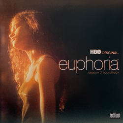 Various Euphoria Season 2 SOUNDTRACK TRANSLUCENT ORANGE VINYL LP