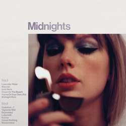 Taylor Swift Midnights LAVENDER EDITION LAVENDER MARBLED VINYL LP + INSERT