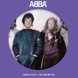 Abba Under Attack REISSUE VINYL 7INCH PICTURE DISC IN DIE-CUT SLEEVE
