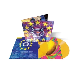 U2 Zooropa 30TH ANNIVERSARY DELUXE EDITION LIMITED TRANSLUCENT YELLOW VINYL 2LP