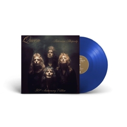 Queen Bohemian Rhapsody 50TH ANNIVERSARY EDITION HEAVYWEIGHT TRANSLUCENT BLUE VINYL 12INCH