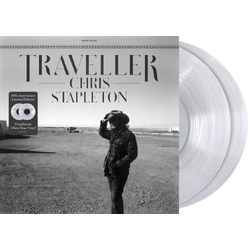 Chris Stapleton Traveller 10 YEAR ANNIVERSARY EDITION LIMITED TRANSPARENT ULTRA CLEAR VINYL 2LP