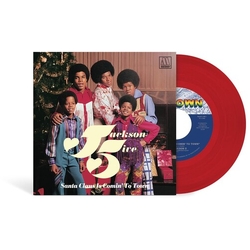 The Jackson 5 Santa Claus Is Comin' To Town LIMITED RED VINYL 7INCH