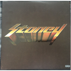 Post Malone Stoney LIMITED MARBLED ORANGE VINYL 2LP IN SPOT-VARNISHED SLEEVE