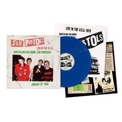 Sex Pistols Live In The Usa: Winterland Ballroom San Francisco January 14Th 1978 LIMITED TRANSPARENT BLUE VINYL LP