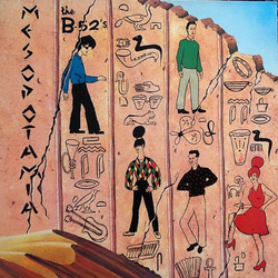 The B52S Mesopotamia 40TH ANNIVERSARY EDITION ROCKTOBER 2022 LIMITED CLEAR SPLATTERED VINYL LP