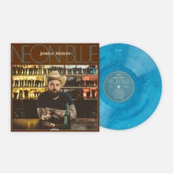 Joshua Hedley Neon Blue LIMITED NUMBERED BLUE & WHITE MARBLED VINYL LP