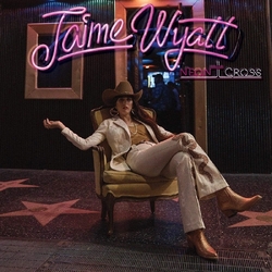 Jaime Wyatt Neon Cross CREAM SWIRL VINYL LP