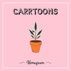 Carrtoons Homegrown LIMITED TRANSLUCENT PINK VINYL LP + INSERT + MP3 DOWNLOAD CODE