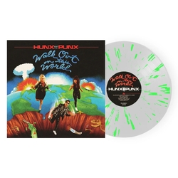 Hunx & His Punx Walk Out On This World CLEAR WITH NEON GREEN SPLATTERED VINYL LP + MP3 DOWNLOAD CODE