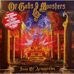 Of Gods & Monsters Sons Of Armageddon LIMITED TRANSLUCENT RED VINYL LP + POSTER + MP3 DOWNLOAD CODE